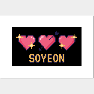 Soyeon Pixel Heart Valentine (G)I-dle Posters and Art